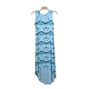 Fresh Produce Hi-Low Dress Womens Medium Blue USA Mariposa Whimsical Fairycore